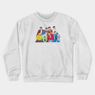 Ateez Treasure Ep.3: One to All Lineart Crewneck Sweatshirt